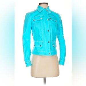Worth Women's Bright Blue Jean Jacket
